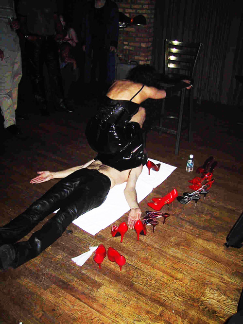 Foot Fetish Olympics June, 2002 in Chicago, Illinois. The event was held at the Spy Bar.