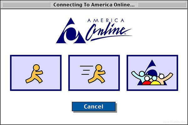 aol instant messenger connecting screen