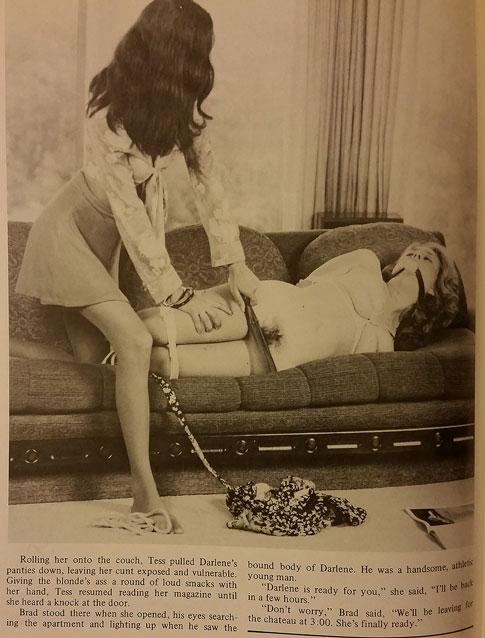 vintage BDSM pics HOM (House of Milan) Knotty Magazine Vol 3 No 5 layout A Friend In Twine Keeps A Friend In Line