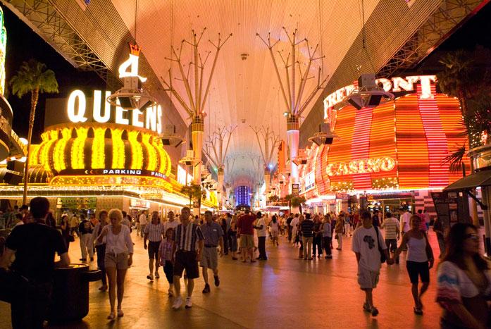 Las Vegas Fremont Street Experience Before The Light Show Starts small
